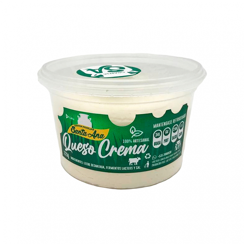 Queso crema Santa Ana (200 g / 7.9 oz)
