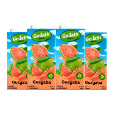 Jugo sabor guayaba Goliath (4 x 946 ml / 32 fl oz)