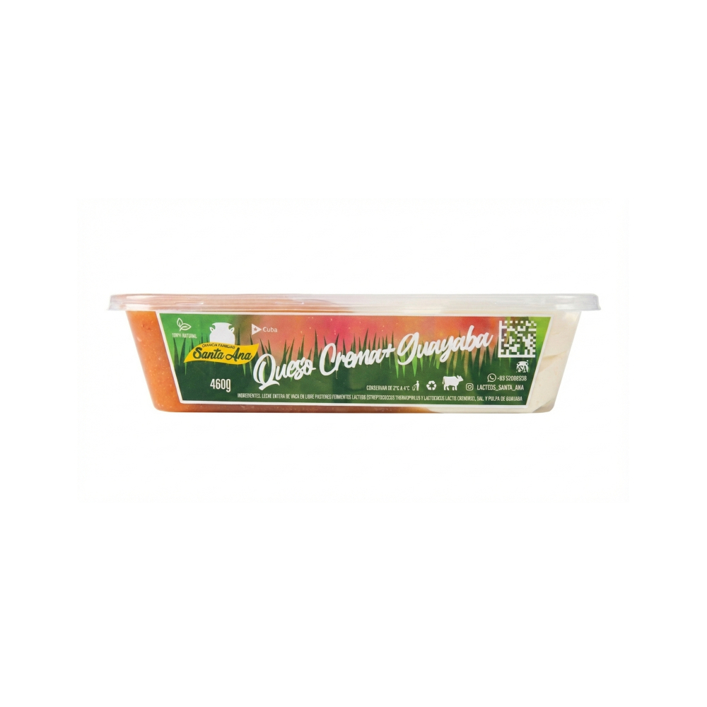 Queso crema + guayaba Santa Ana (460 g / 1.01 lb)