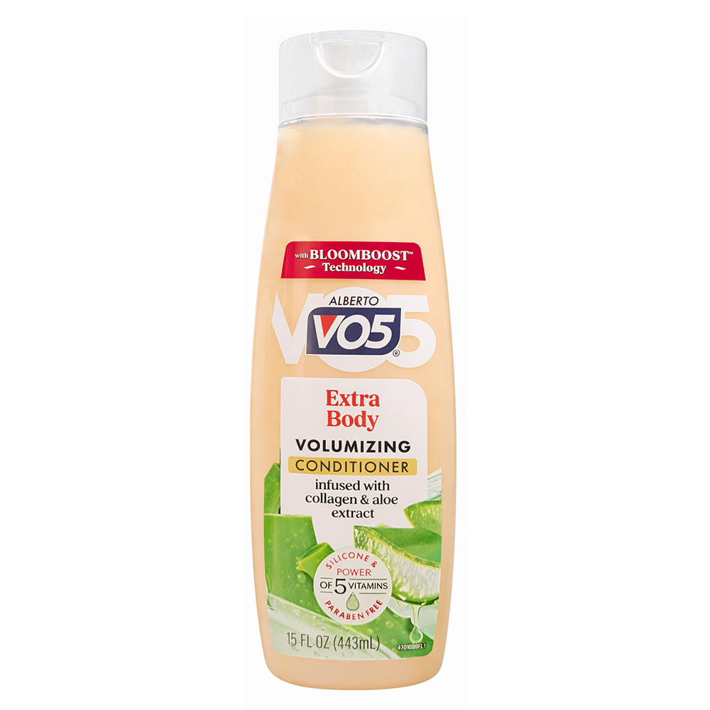 Acondicionador voluminizador enriquecido con colágeno y extracto de aloe Alberto V05 (443 ml)