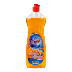 Detergente líquido lavavajillas aroma naranja Cleamax (750 ml)