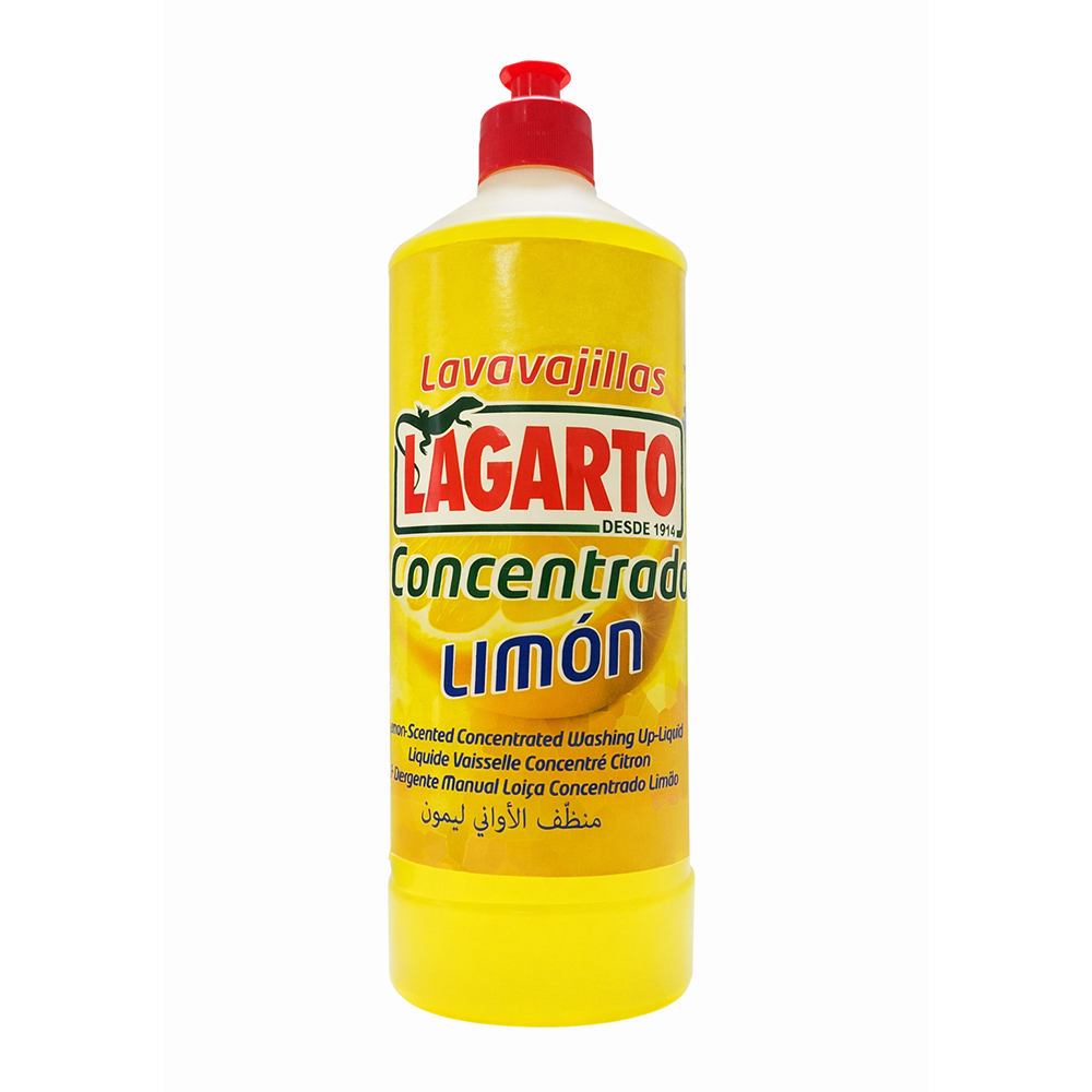 Detergente lavavajillas concentrado de limón Lagarto (750 ml)