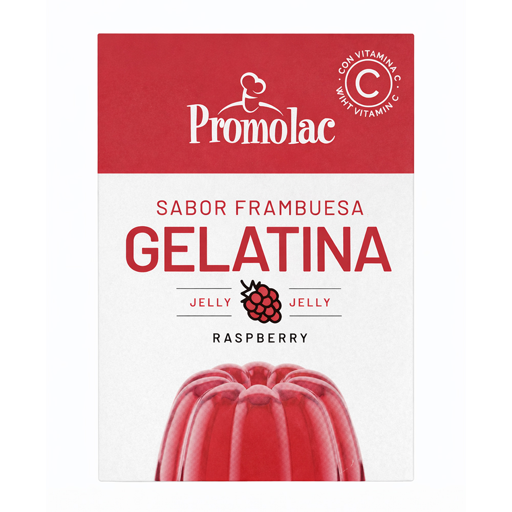 Gelatina de frambuesa Promolac (170 g / 5.99 oz)