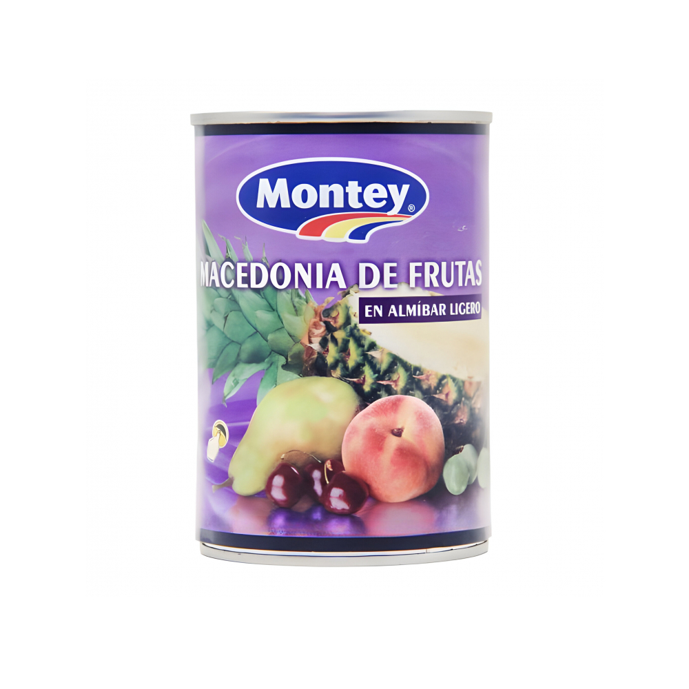 Macedonia de frutas en almíbar ligero Montey (420 g / 14.82 oz)