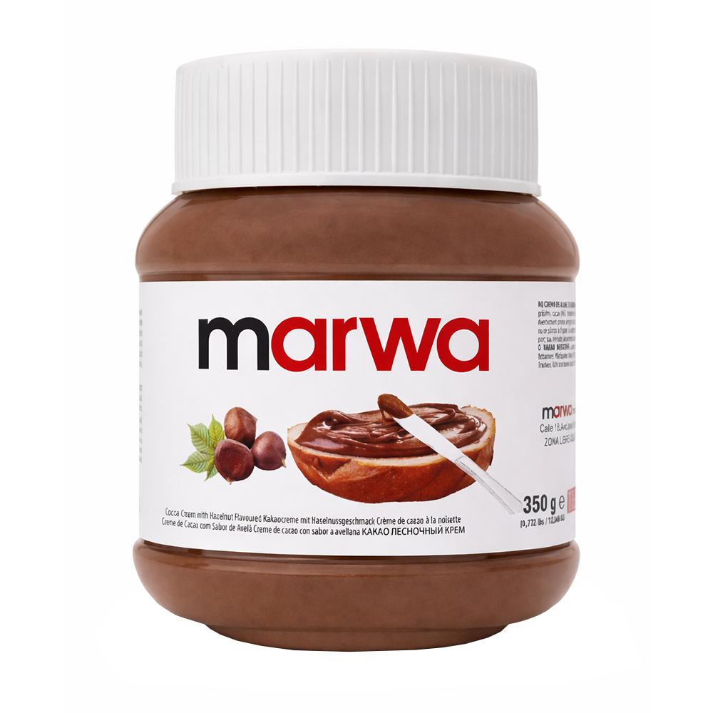Crema de cacao con sabor a avellana Marwa (350 g / 12.3 oz)
