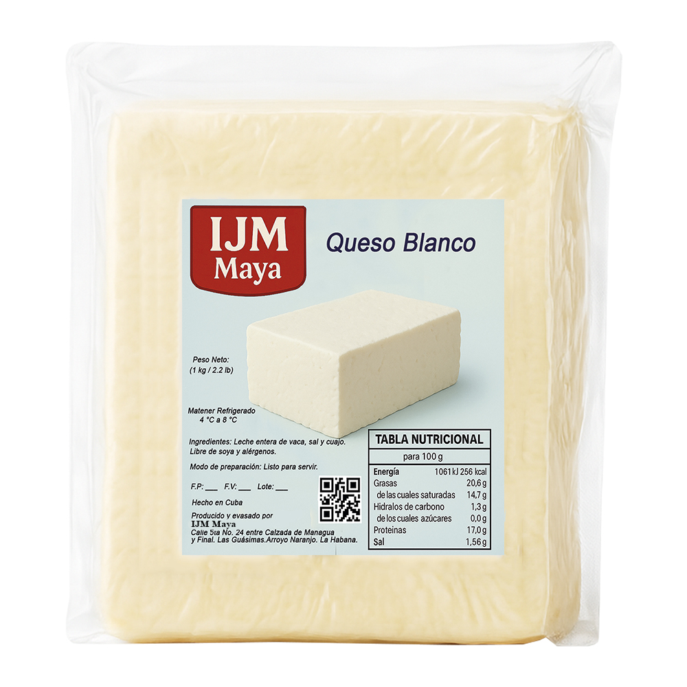 Queso Blanco (1 kg / 2.2 lb)
