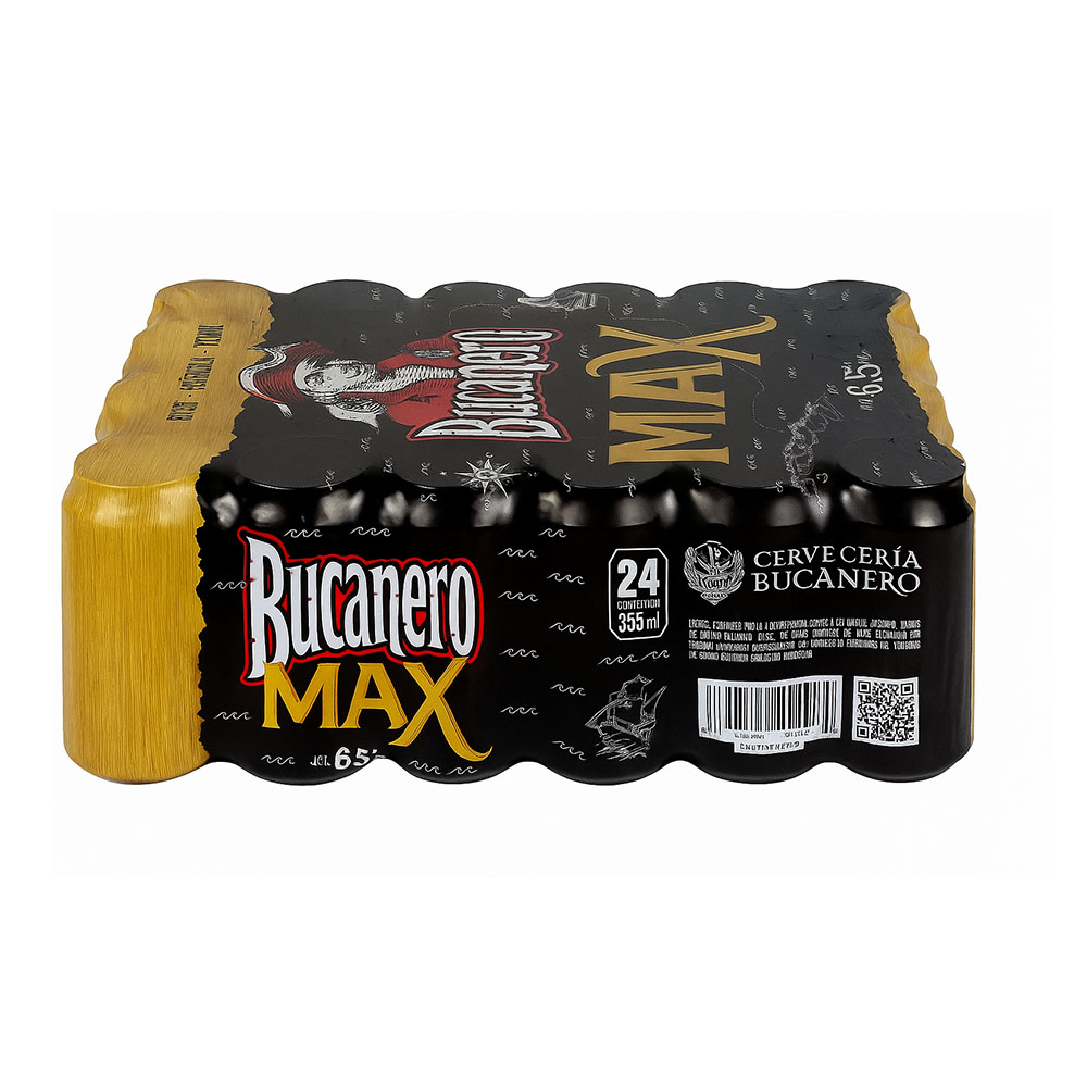 Cerveza Bucanero Max (24 x 355 ml)