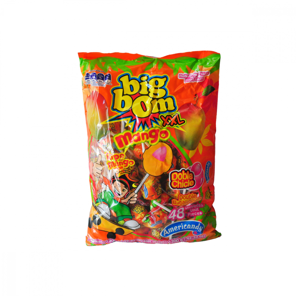 Chupa chupa sabor mango XXL Big Bom (48 U)