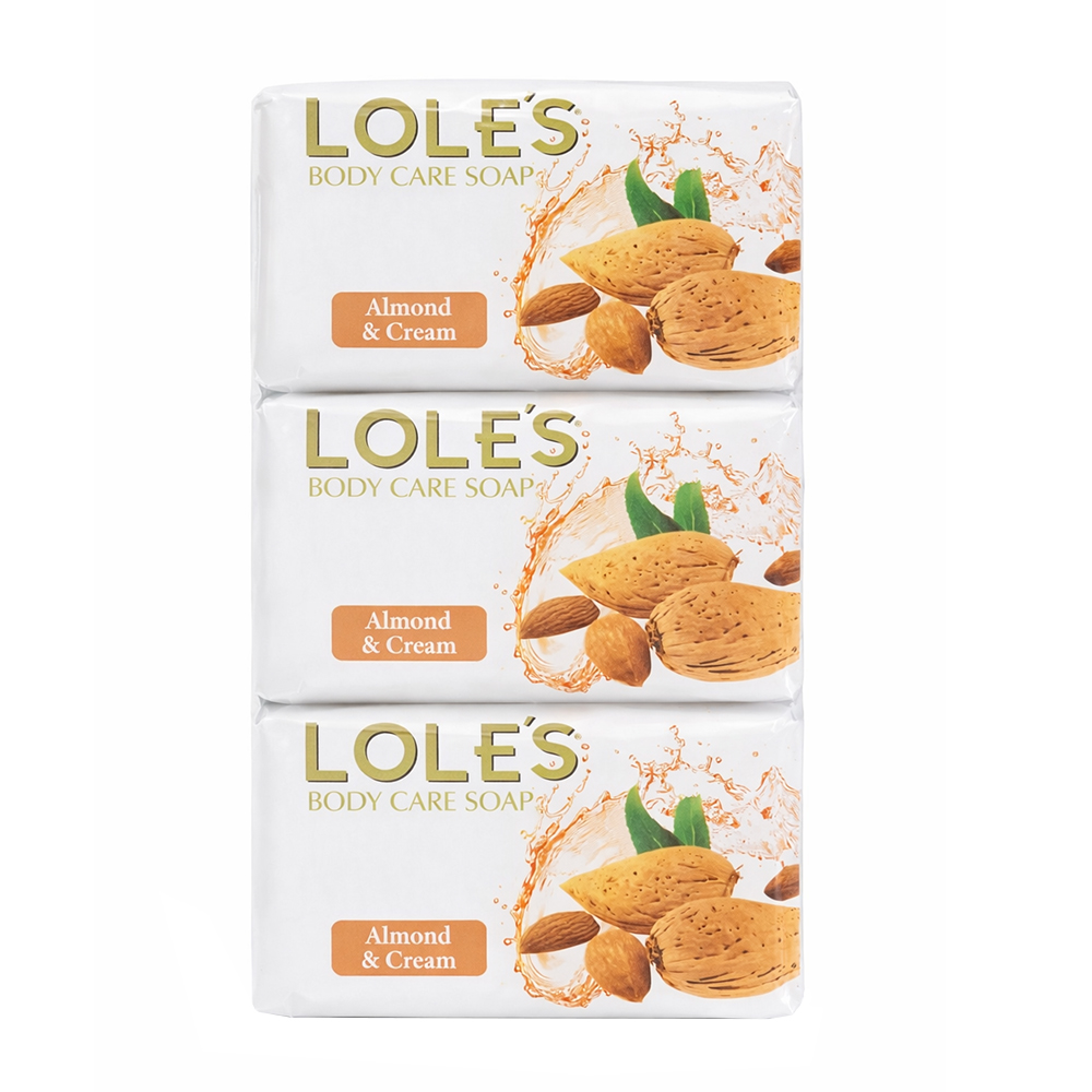 Jabón tocador de almendras Lole's (6 x 125 g / 4.4 oz)