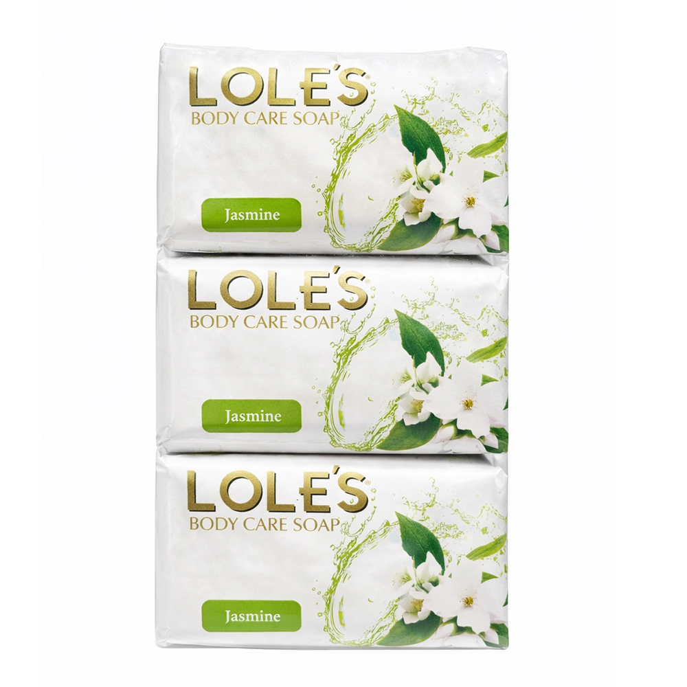 Jabón tocador de jazmín Lole's (6 x 125 g / 4.4 oz)