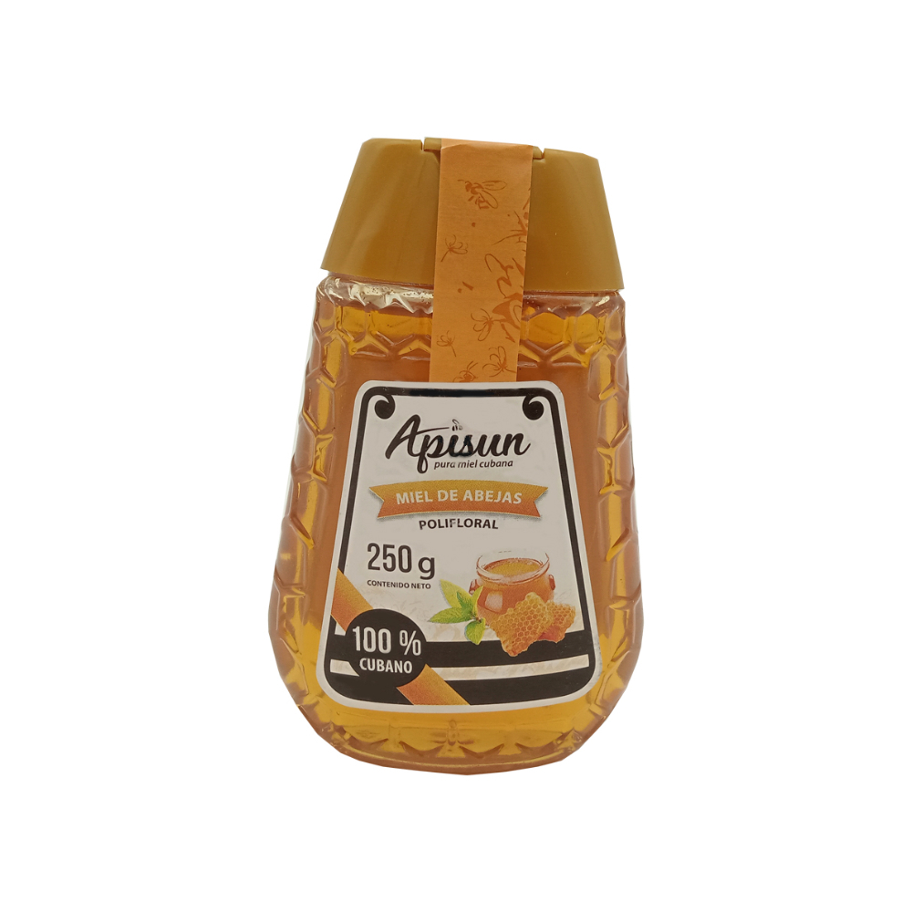 Miel de abejas polifloral Apisun (250 g /8.8 oz)