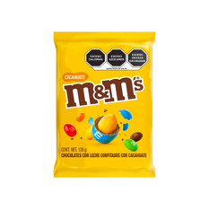 Chocolates con leche confitados con cacahuates M&M's (120 g / 4.23 oz)