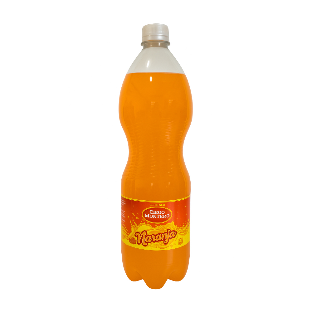 Refresco sabor naranja Ciego Montero (1500 ml)