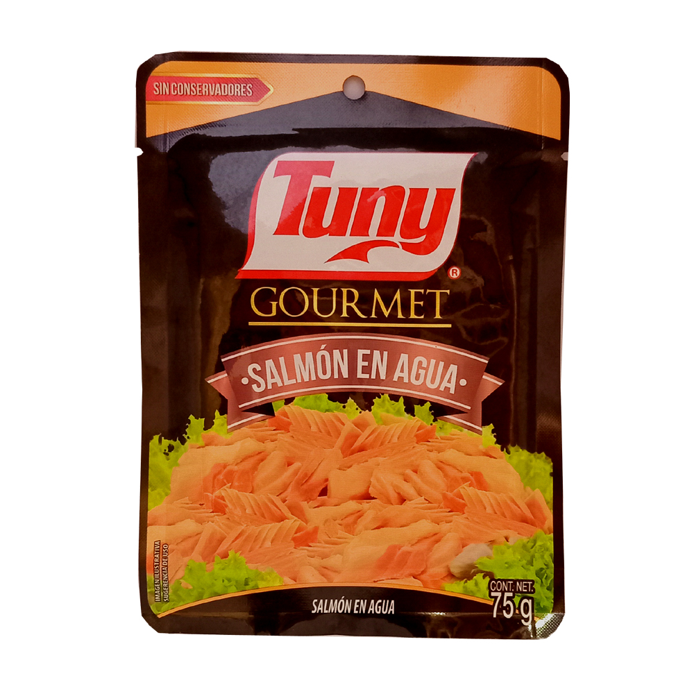 Salmón en agua gourmet Tuny (75 g / 2.64 oz)