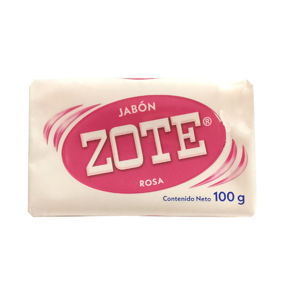 Jabón de lavar rosa Zote (100 g / 3.52 oz)